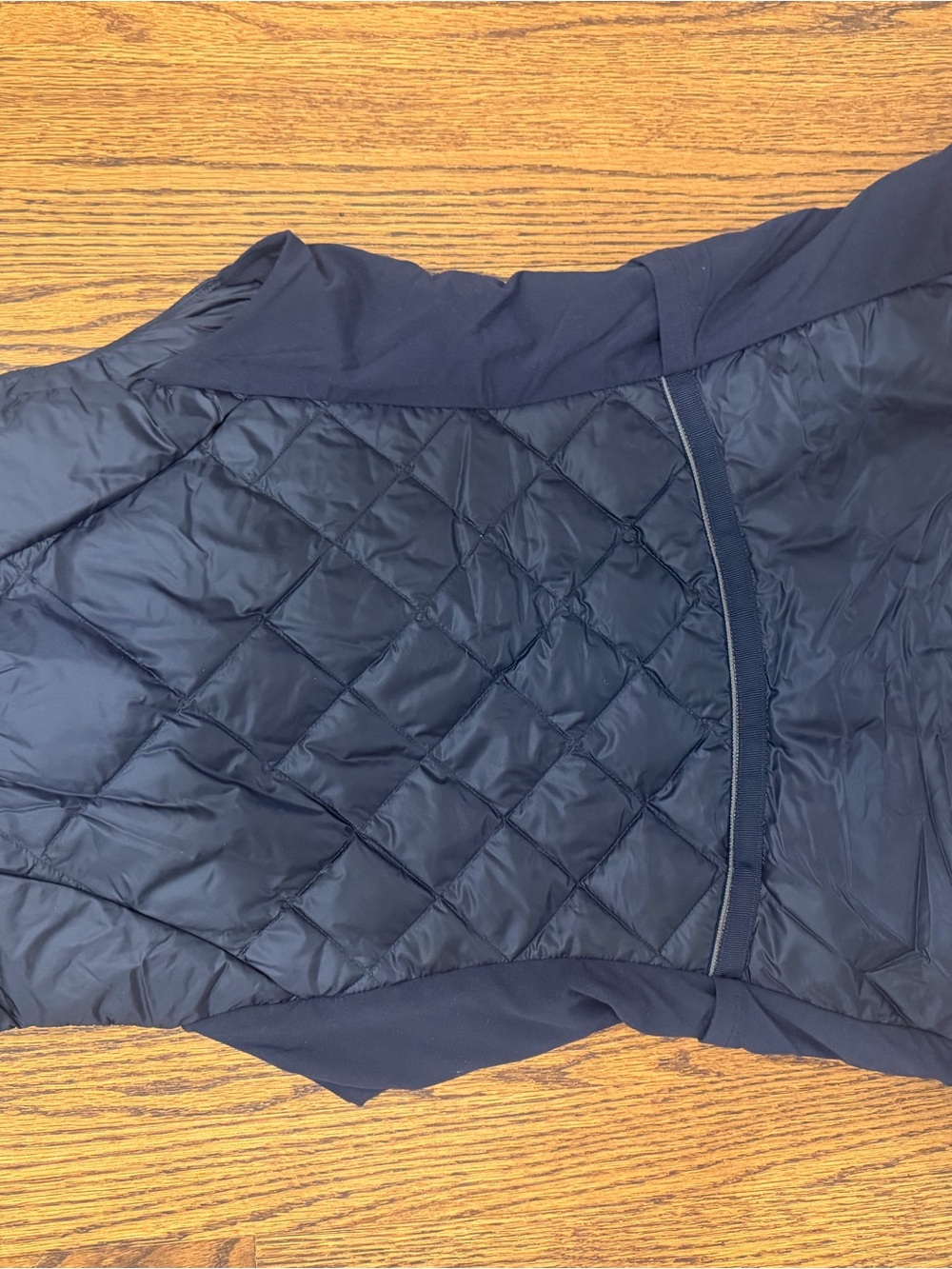 lululemon athletica navy quilted zip vest - Picture 3 of 4